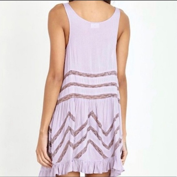 Intimately Free People Lace Polka Dot Swing Dress S - Picture 3 of 10